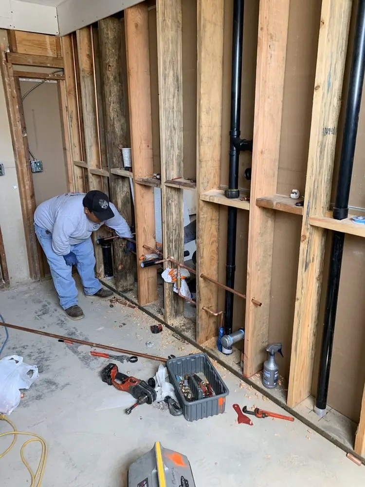 Commercial rough-in plumbing for Gas Line Repair in Lakeside